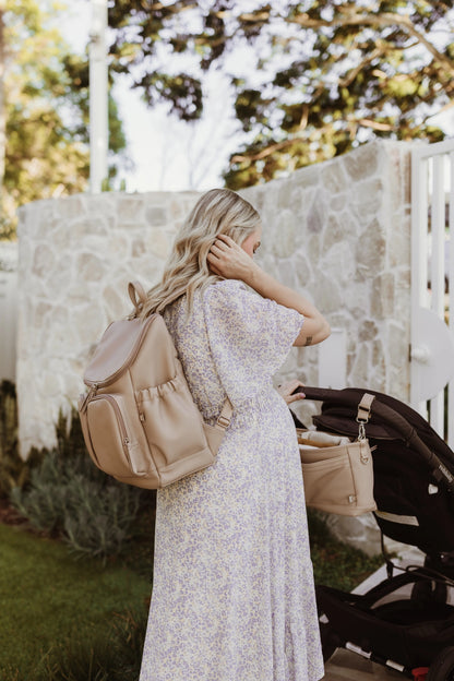 OiOi - Signature Nappy Backpack - Oat