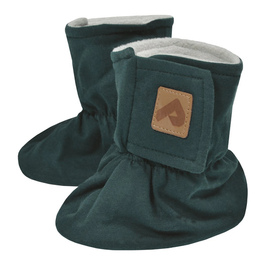 Perlimpinpin - Cotton Booties - Forest