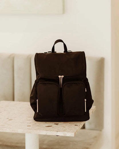 OiOi - Signature Nappy Backpack - Black Nylon