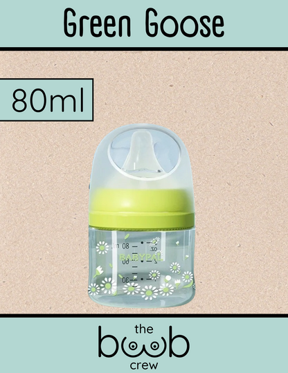 The Boob Crew - Glass Bottle - Green Goose