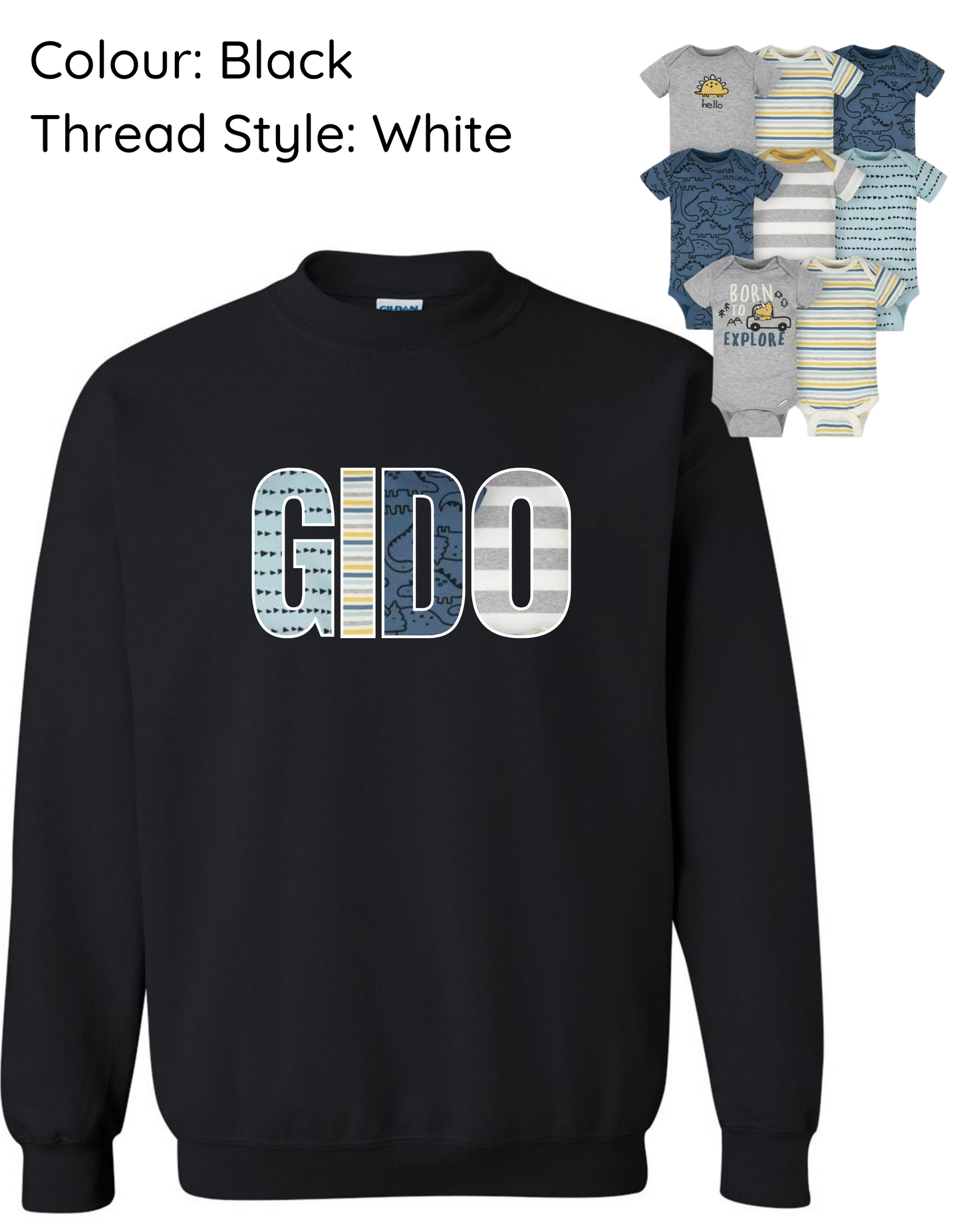 !! LIMITED TIME ONLY !! GIDO CUSTOM KEEPSAKE CREWNECK SWEATSHIRT