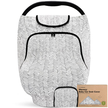 KeaBabies Warmzy Baby Carseat Cover (Herringbone) ARRIVING FIRST WEEK OF DECEMBER