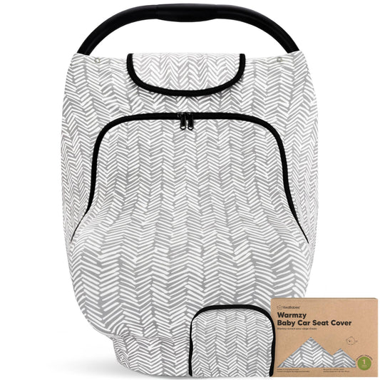 KeaBabies Warmzy Baby Carseat Cover (Herringbone) ARRIVING FIRST WEEK OF DECEMBER