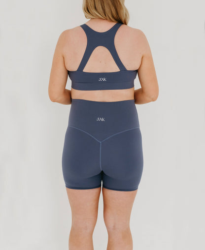 AXK Maternity - Biker Shorts - Blue