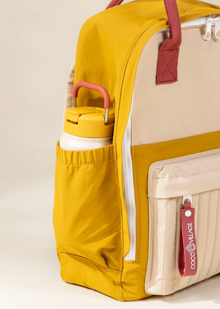 Coco Village -  Washable Nylon Backpack - Golden Hour