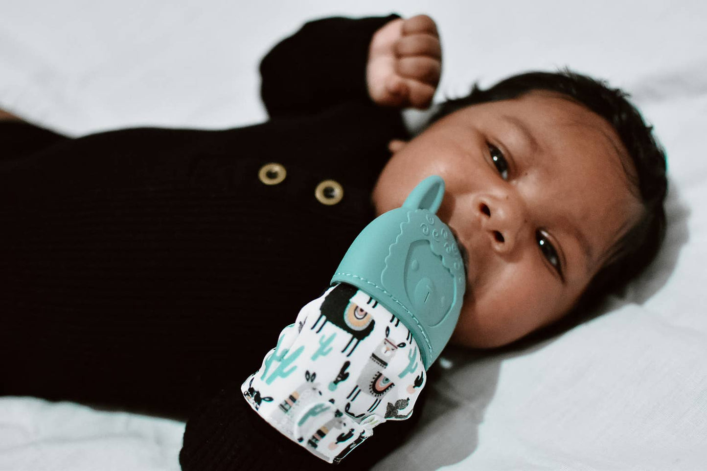 Itzy Mitt™ Silicone Teething Mitts: Sun
