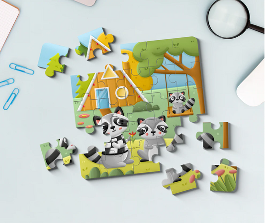 Woodland Raccoon Toddler Puzzle