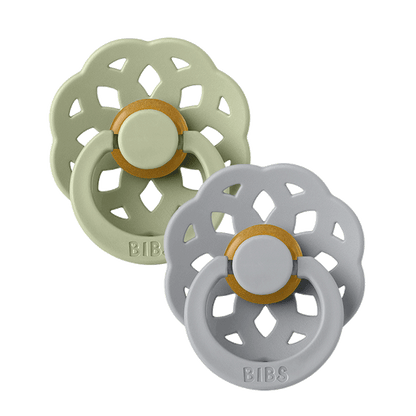 BIBS - Pacifier Boheme Latex 2 PK - Sage + Cloud