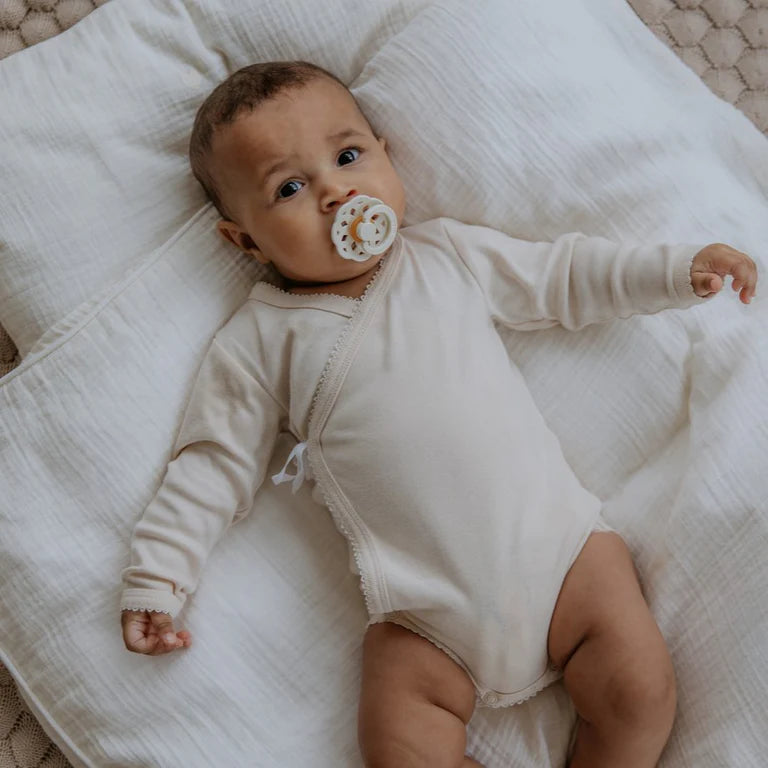 BIBS Pacifier Boheme Latex 4 PK - Ivory + Blush + Blossom + Dusky Lilac