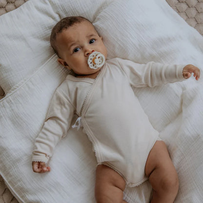 BIBS Pacifier Boheme Latex 4 PK - Ivory + Blush + Blossom + Dusky Lilac