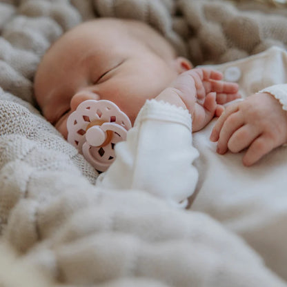 BIBS Pacifier Boheme Latex 4 PK - Ivory + Blush + Blossom + Dusky Lilac