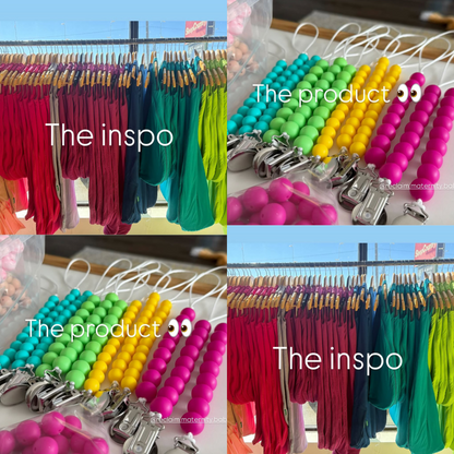 The Clip Silicone Pacifier/Teether Clip