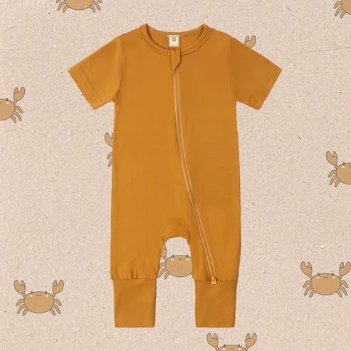 WHOLESALE - Little Locals Bamboo Sleep + Play Romper - Short Sleeve