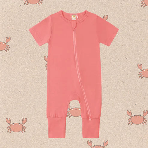 WHOLESALE - Little Locals Bamboo Sleep + Play Romper - Short Sleeve