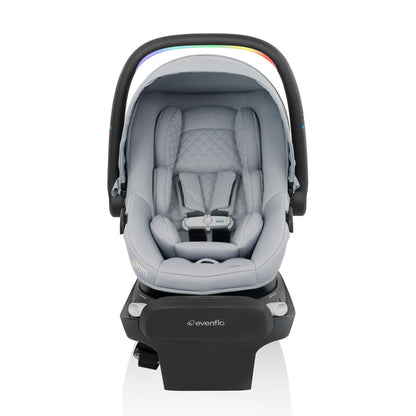 Evenflo - Evenflo Revolve180 LiteMax NXT Rotational Infant Car Seat with SensorySoothe (Quartz)