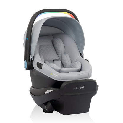 Evenflo - Evenflo Revolve180 LiteMax NXT Rotational Infant Car Seat with SensorySoothe (Quartz)