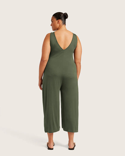 Boody Long Jumpsuit - Moss