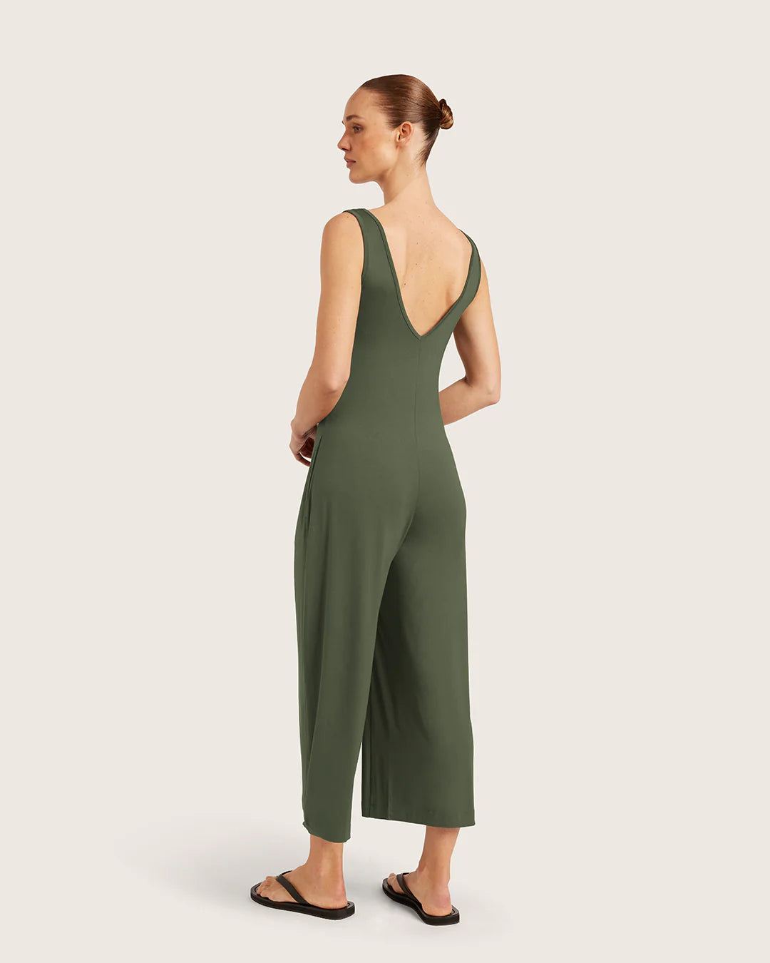 Boody Long Jumpsuit - Moss