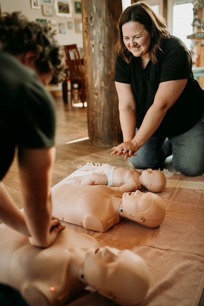 Choking + CPR Class Hosted by Janelle Turk - The Mama Coach