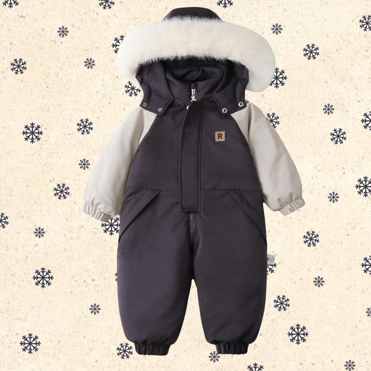 Little Locals Snowsuit - The Snow + Go Snowsuit - Charcoal