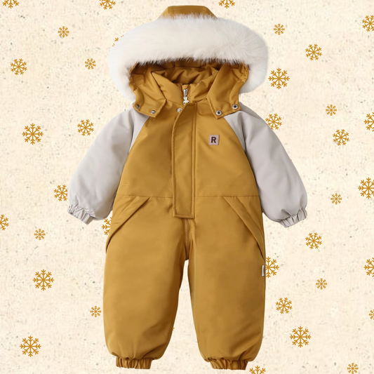 Little Locals Snowsuit - The Snow + Go Snowsuit - Wheat