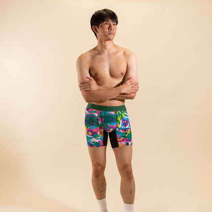 Devon Lang - Men's Journey Boxer Brief - Fantasy Land