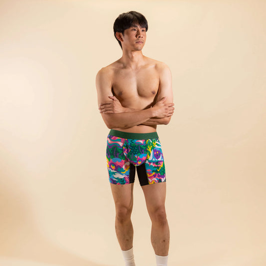 Devon Lang - Men's Journey Boxer Brief - Fantasy Land