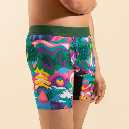 Devon Lang - Men's Journey Boxer Brief - Fantasy Land