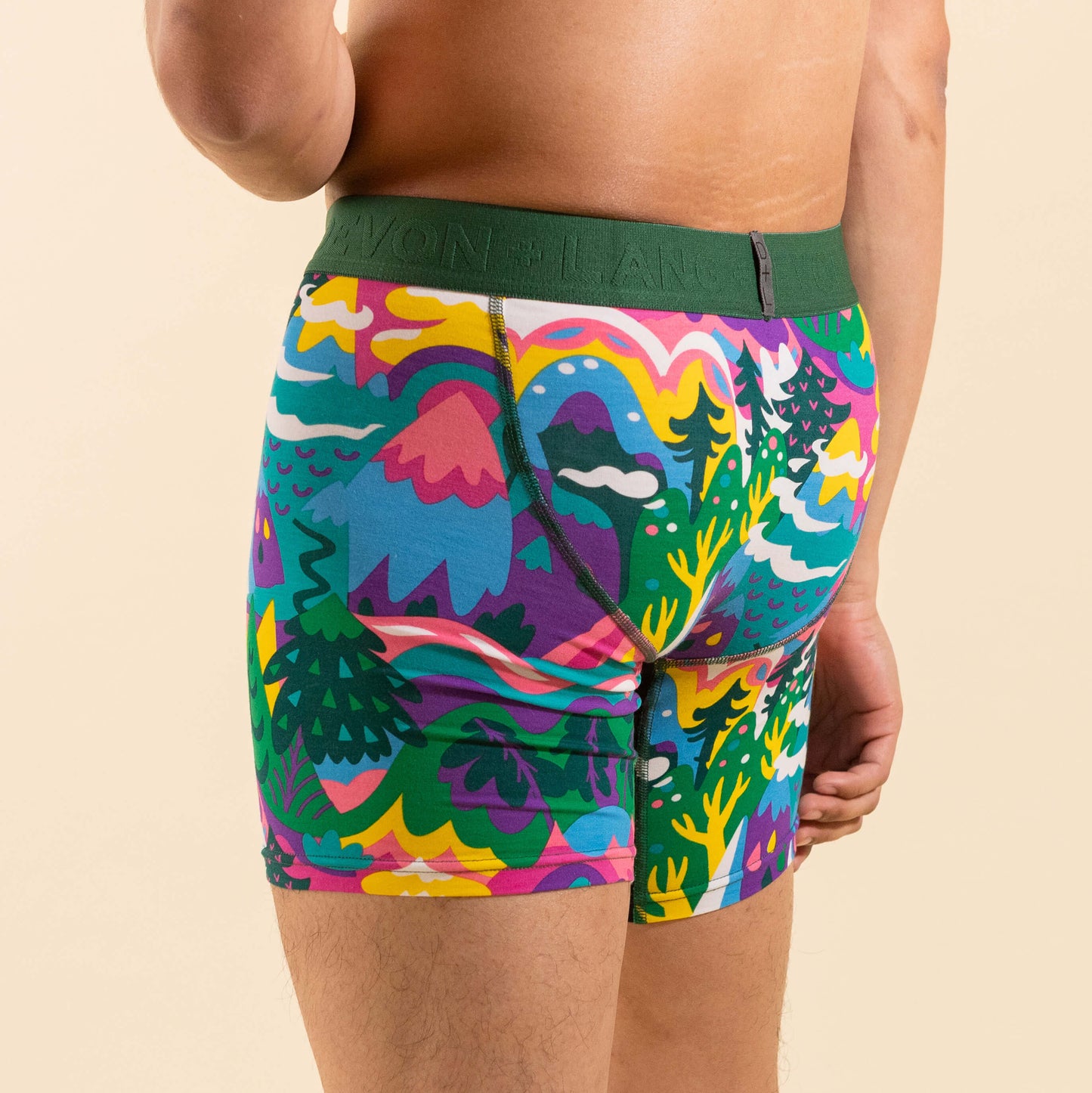 Devon Lang - Men's Journey Boxer Brief - Fantasy Land