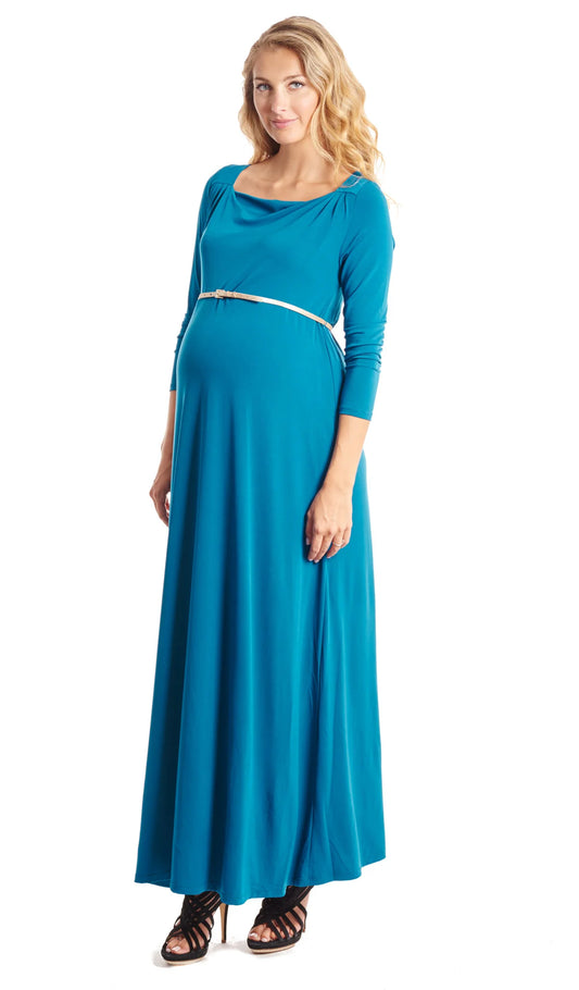 Everly Grey Maternity - Zelena Dress