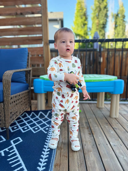 Lumberjack Organic Cotton Canadian Fall Baby & Toddler Two-Piece Set