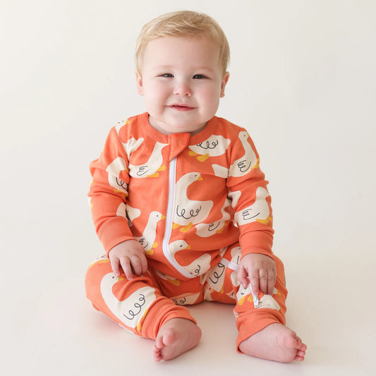 🦆 GOOSE - Parade Organics - Organic Signature '2-Way' Zip Romper