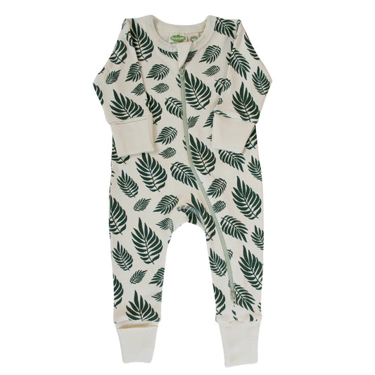 🌿 Fern - Parade Organics - Organic Signature '2-Way' Zip Romper