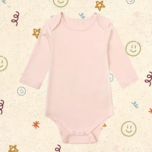 Little Locals Bamboo Long Sleeve Body Suit - Bubblegum