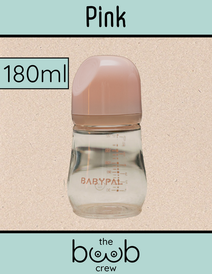 The Boob Crew - Glass Bottle - Pink