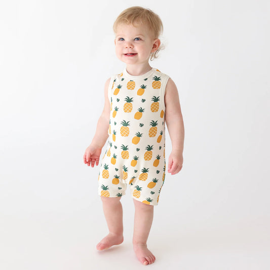 Pineapples - Parade - Organic Tank Romper