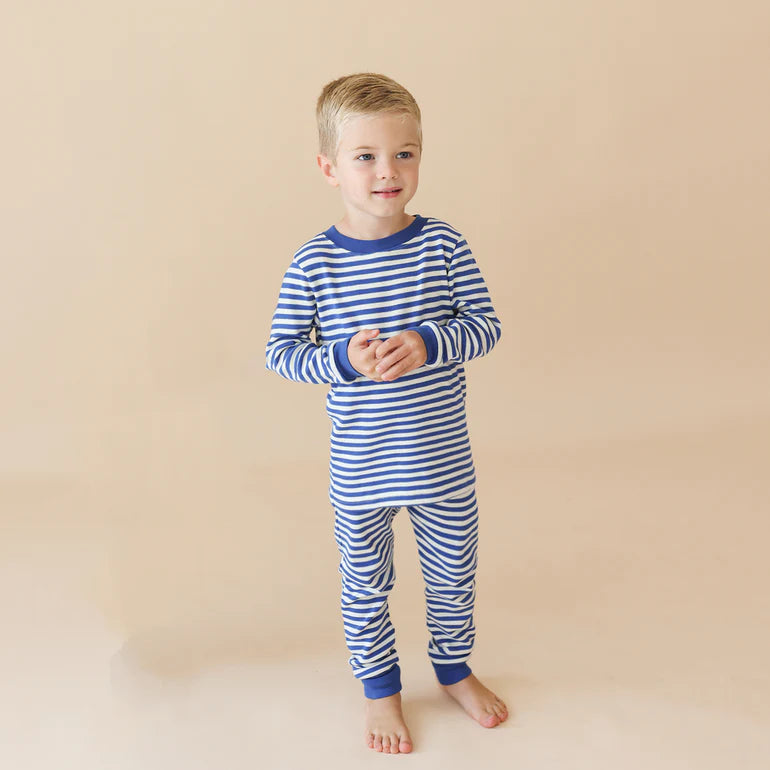 Parade 2pc Stripe Pajamas - True Blue