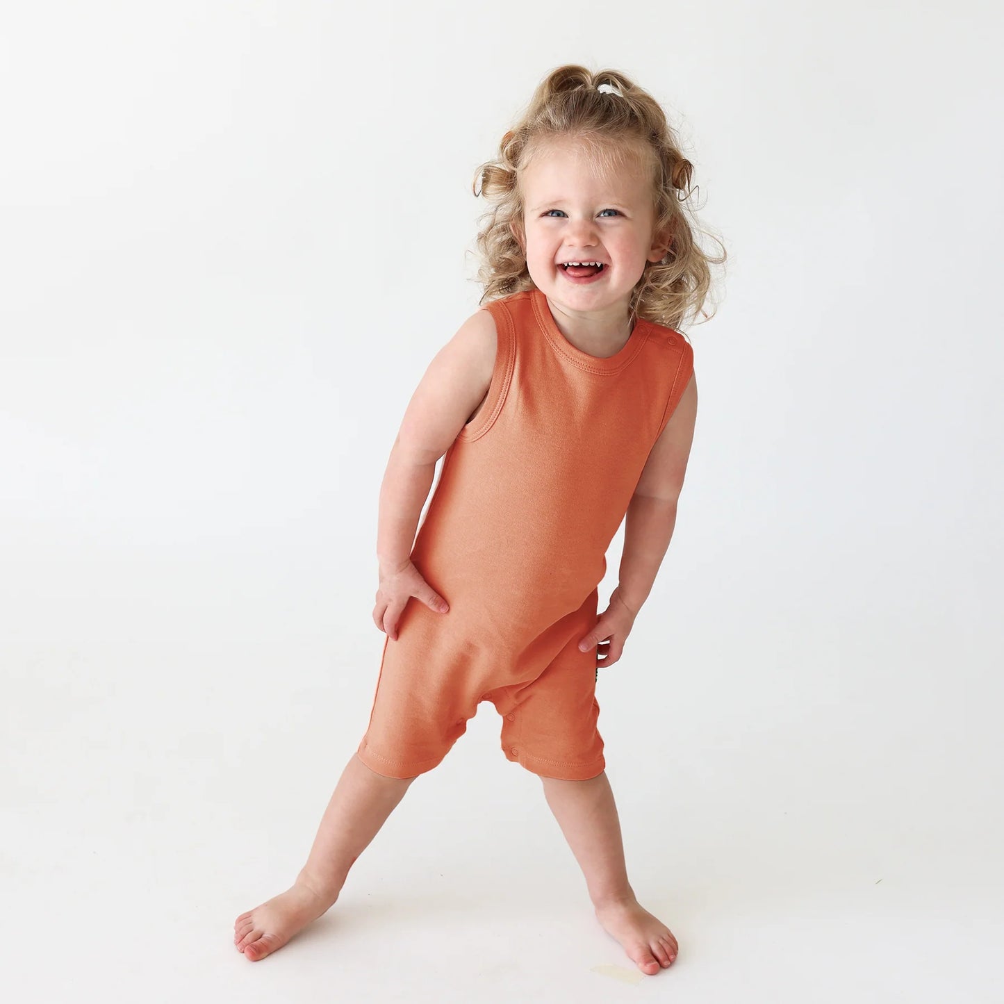 Mandarin - Parade - Organic Tank Romper