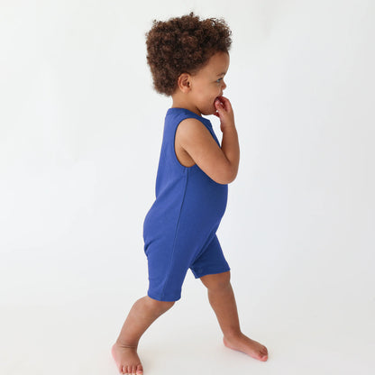 Parade Organics - True Blue - Organic Tank Romper
