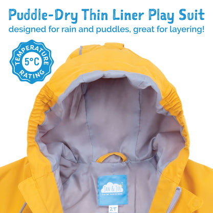 Jan + Jul - Cozy-Dry Waterproof Splash Suit - Blue