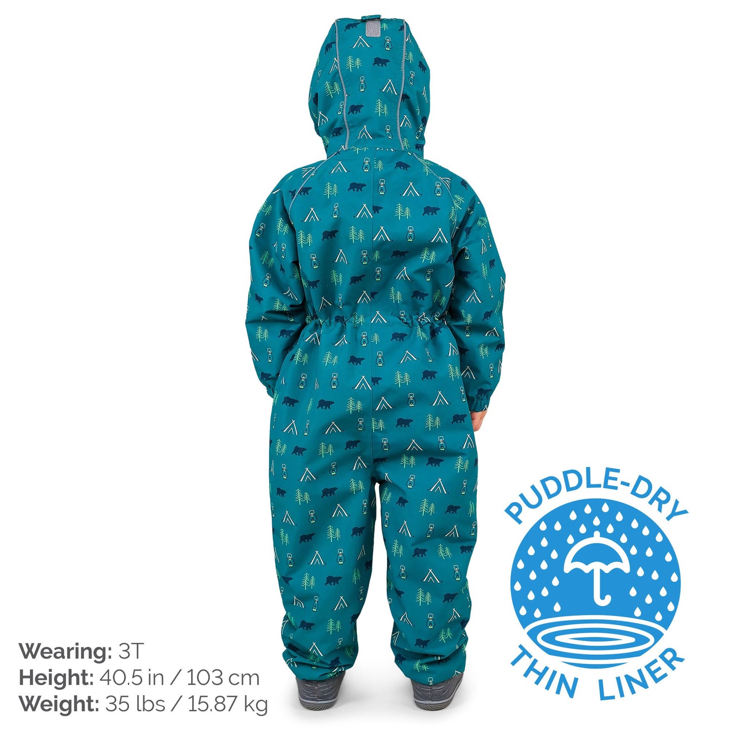 Jan + Jul - Cozy-Dry Waterproof Splash Suit - Summer Camp