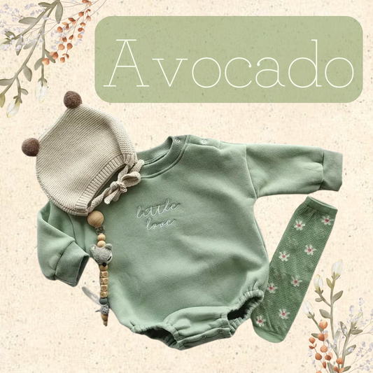 Little Locals Bubble Romper - Avocado