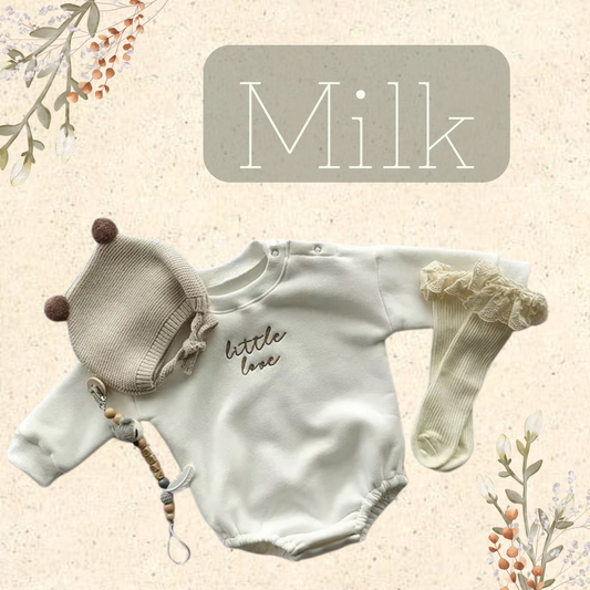 Little Locals Bubble Romper - Milk