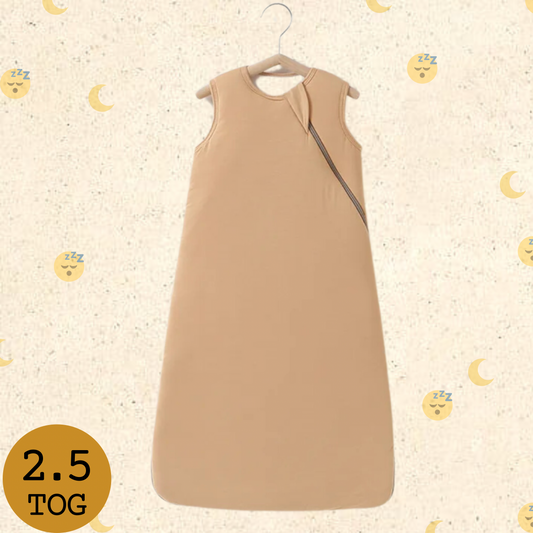 😴 Little Locals Bamboo Sleep Sac 2.5 TOG - Tan