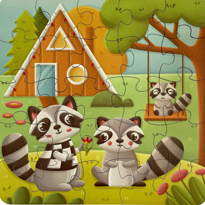 Woodland Raccoon Toddler Puzzle