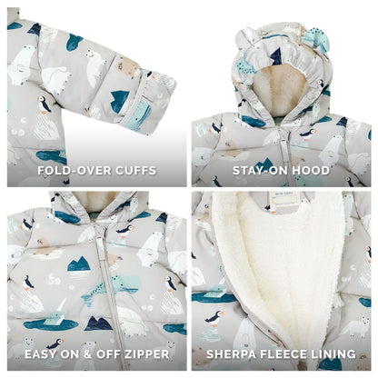 Jan + Jul - Baby Snowsuit - Polar Pals