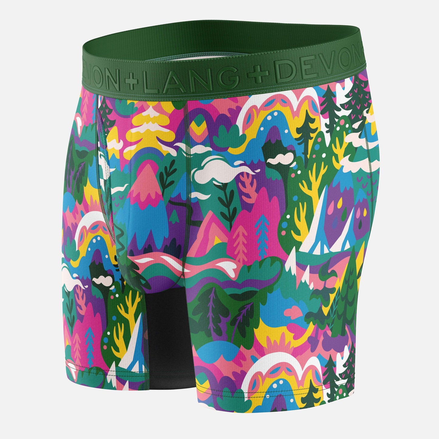 Devon Lang - Journey Boy's Boxer - Fantasy Mountain