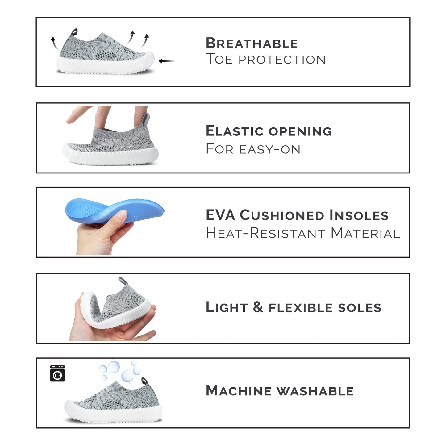 Jan + Jul - Xplorer Knit Shoes - Pale Pink