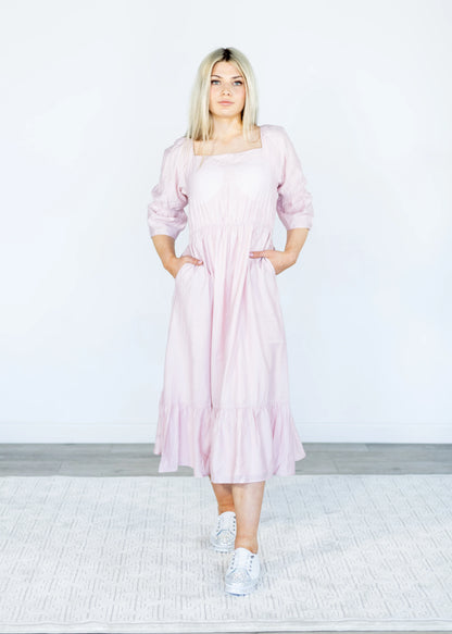 Louise Dress - Sunday Sparks - Petal Pink