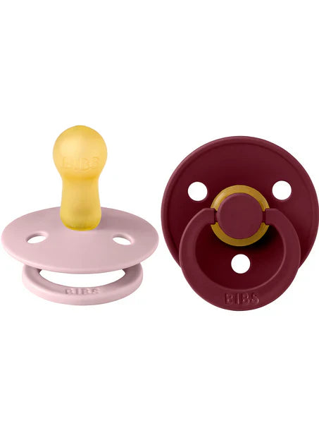 BIBS - Latex Pacifier 2 Pack - Plum + Elderberry